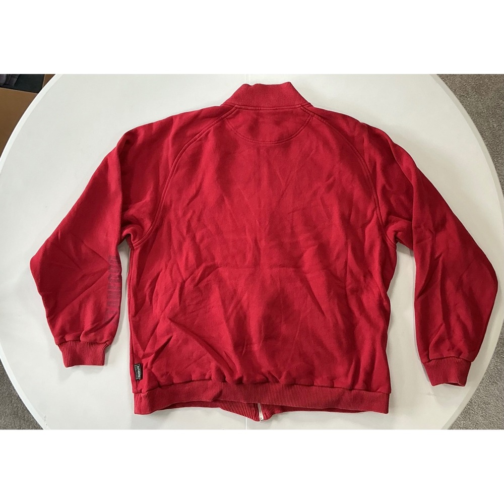 VTG Y2K Nike Team Stanford University Track Jacket Men XL Red Full Zip Sport